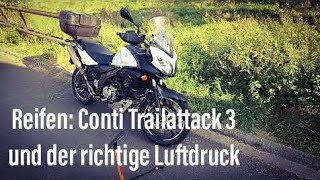Thema Reifen: Continental Trail Attack 3 und Luftdruck - DerEchteDaniel - Das ü30 Motorrad VLOG #35