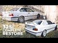 THIS IS HOW I RESTORE this ABANDONED 325i E36 🚙Full Restoration from trash to hot car in 10 minutes!