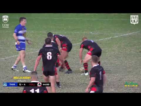 2018 IDRL 1st Grade Round 5 Highlights - Thirroul Butchers Vs Collegians