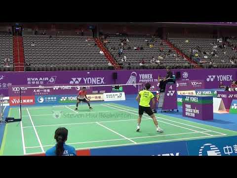 20181004Taipei Open MS Ajay JAYARAM(IND) vs Kim BRUUN (DMK)2-2