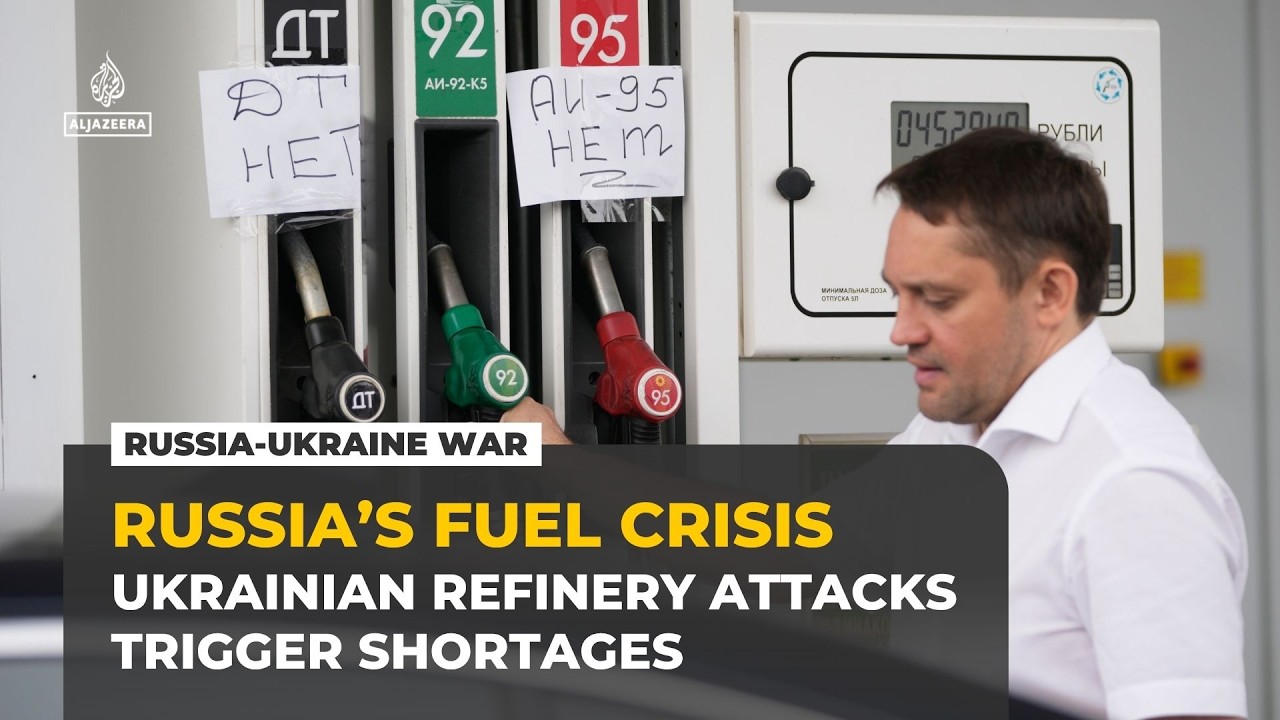 How Ukrainian drone strikes triggered Russia’s fuel crisis