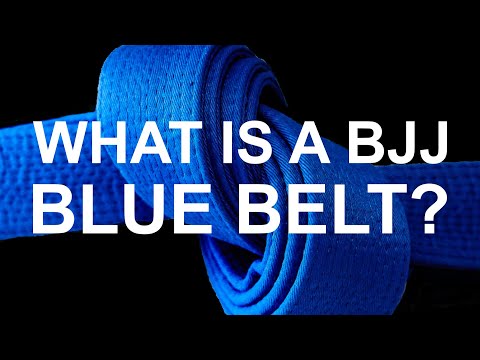 What is a BJJ Blue Belt?
