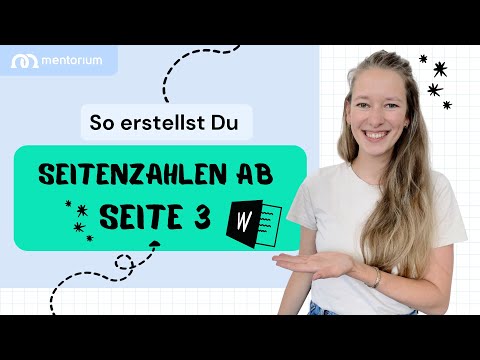 📖 Seitenzahlen ab Seite 3 in Word in nur 2 Minuten einfügen | Mentorium 👩‍🎓🧑‍🎓