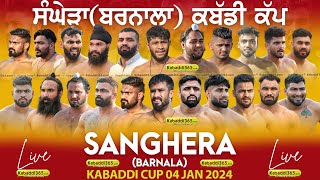 Sanghera (Barnala) Kabaddi Tournament 04 Jan 2024