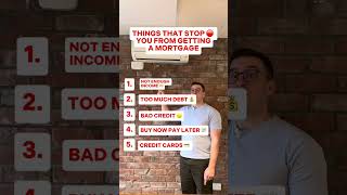 Things that stop you from getting a mortgage 🚩 🏡 #mortgage #buyingproperty #buyingahome