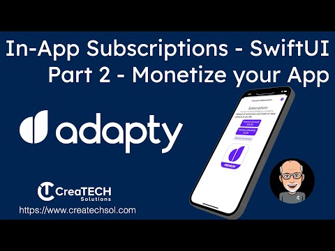 In-App Purchases with Adapty  2 - Building the Paywall and making a purchase thumbnail