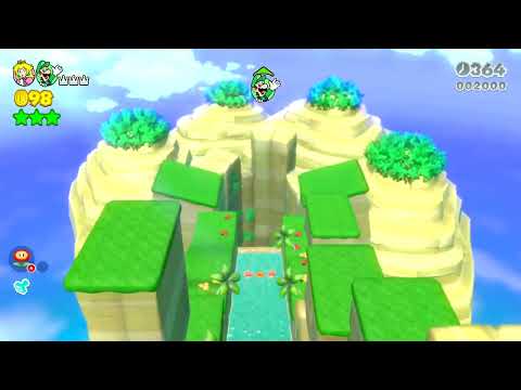 Super Mario 3D World [Switch] 1-4 Glitch Speedrun - Time: 63 (Former FAKE WR)