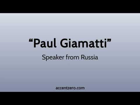 Pronounce "Paul Giamatti" - Russian accent vs. native U.S.