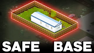 Building A Log Wall To Defend My HOME | Project Zomboid Trailer Park Only #8