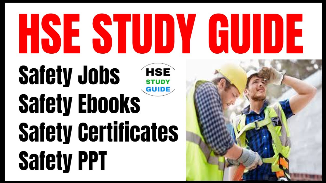 HSE STUDY GUIDE | Safety Jobs | Safety Ebooks | Safety Certificates | Safety PPT