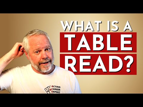 What is a Table Read? | Acting Answers