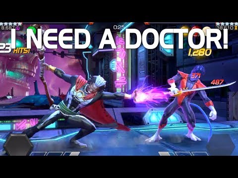 Dr. Voodoo vs. Noded Nightcrawler Final Season 4 AQ Miniboss (+300% Health & 1% Regen) | MCoC