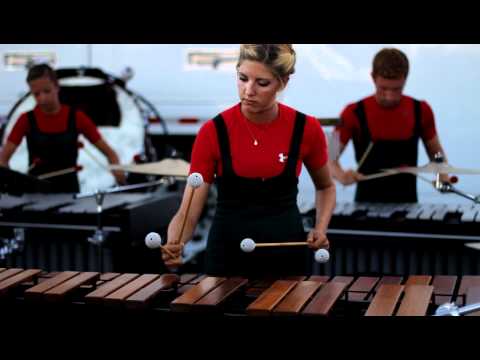 Santa Clara Vanguard 2011 Front Ensemble In The Lot Part 1 HD [**1080p**]