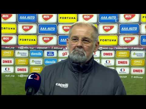 Nasraný trenér Rada po utkání Mol Cupu proti Spartě