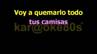 Malú / Voy a Quemarlo Todo karaoke