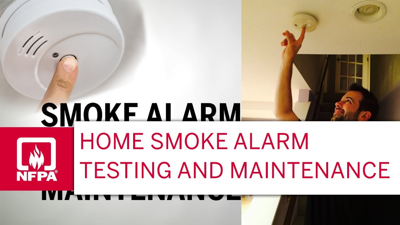 Home Smoke Alarm Testing and Maintenance