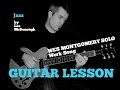 WES MONTGOMERY Guitar Lesson Jazz SOLO Work Song
