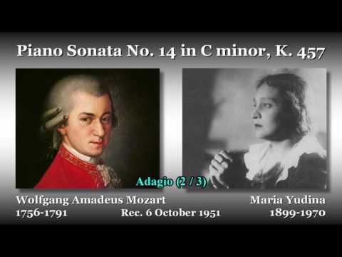 Mozart: Piano Sonata No. 14, Yudina (1951) モーツァルト ピアノソナタ第14番 ユーディナ