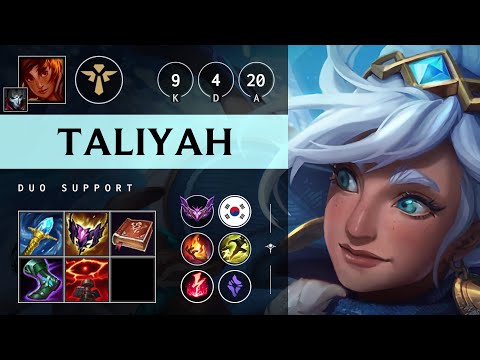 Taliyah Support vs Nautilus - KR Master Patch 25.13