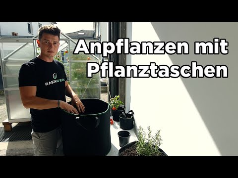 RASENWERK Pflanztaschen – Anbauen von Kartoffeln, Kräutern und anderem Gemüse