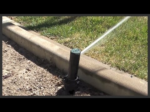 How to replace the nozzle on a Rain Bird 5004 rotor