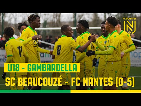 Gambardella : les buts de SC Beaucouzé - FC Nantes