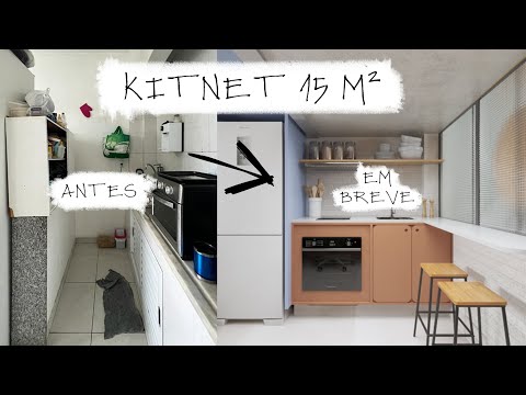 REFORMA TOTAL KITNET 15 m²