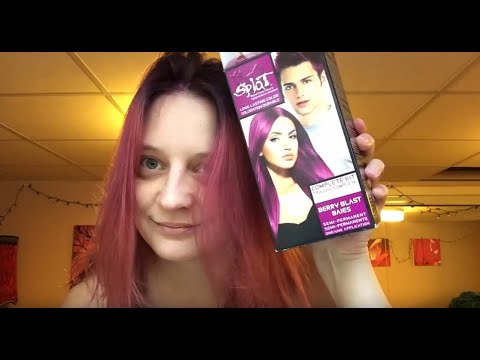 Splat Hair Dye Review - Berry Blast with No Bleach!