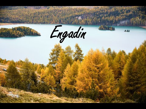 Engadin in autumn - alongside Lake Sils