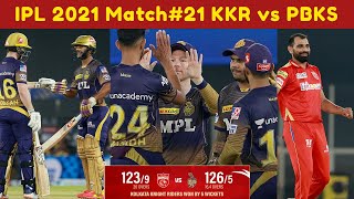 KKR vs PBKS Scorecard IPL 2021 Match 21 Stats Today Points Table Status Playing 11 Kolkata Punjab