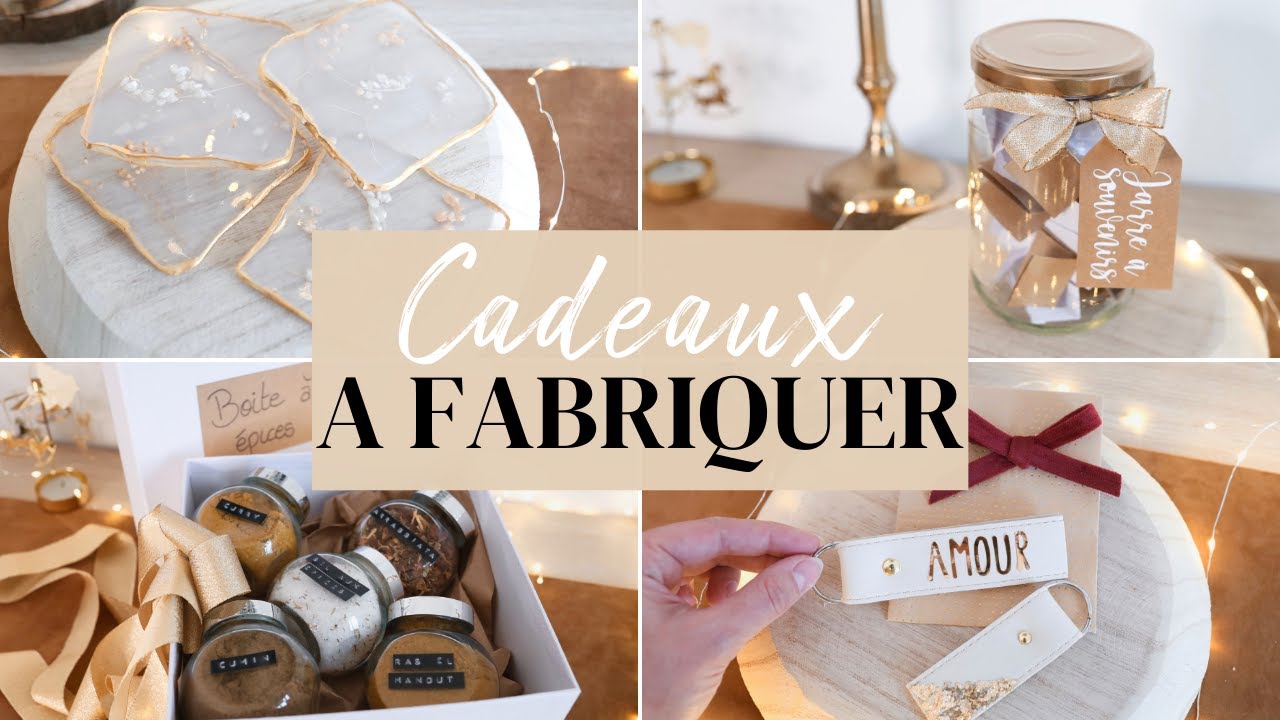 4 CADEAUX de noël originaux à FABRIQUER