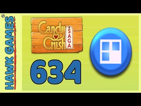 Candy Crush Saga Level 634 (Jelly level) - 3 Stars Walkthrough, No Boosters
