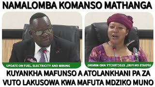 Download lagu NAMALOMBA KOMANSO JEAN MATHANGA KUYANKHA MAFUNSO A ATOLANKHANI OKHUZA VUTO LAMAFUTA #breakingnews mp3