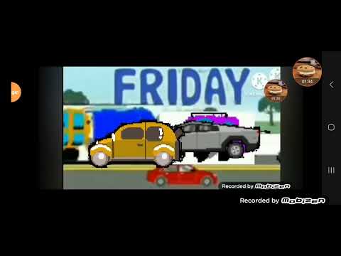 Days Of The Week With Vehicles 7.0 - @TheKidsPictureShow  - @Rosin41789 Do 8.0