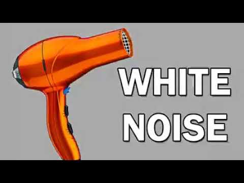 White Noise for babies, blow dryer ASMR 10 hours, relaxing video, sleep aide, hair dryer