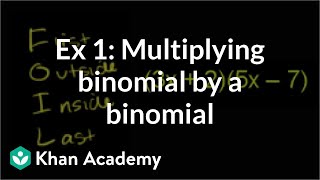Multiplying Binomials