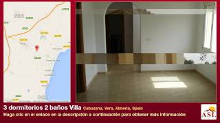 preview picture of video '3 dormitorios 2 baños Villa se Vende en Cabuzana, Vera, Almeria, Spain'