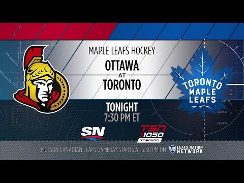 Molson Canadian Leafs Gameday: Ottawa at Toronto - January 10, 2018