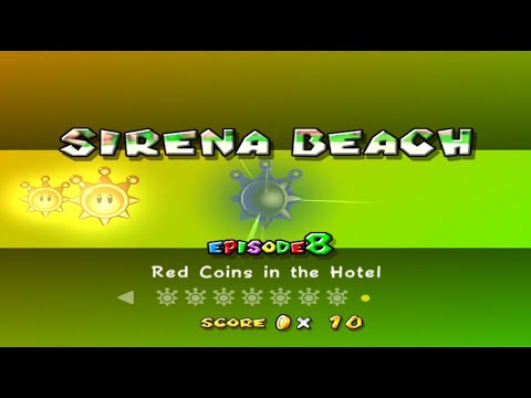 SIRENA BEACH - EPISODE 8: RED COINS IN THE HOTEL | Super Mario Sunshine