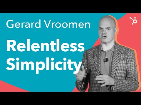 INBOUND Bold Talks: Gerard Vroomen "Relentless Simplicity"