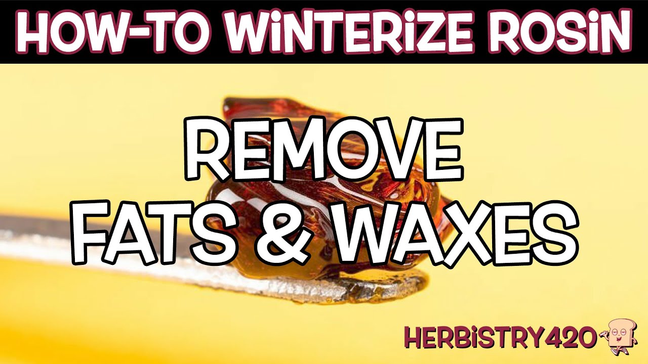 How To Winterize Rosin — 5 Steps to Remove Fats and Waxes