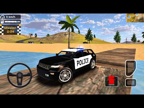 US Police Jeep 4x4 SUV Crazy Drifting And Drive - 2025 Police Car Driving - Android Gameplay