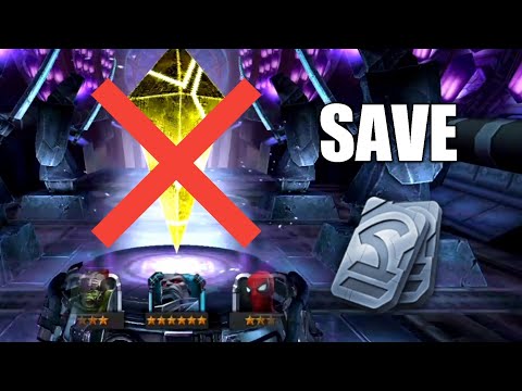 APOCALYPSE CRYSTAL OPENNING! DONT BUY THESE. EVER. Marvel Contest of Champions