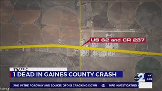 Gaines County crash results in death of Seminole man