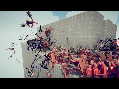 MASSIVE BATTLE - MODDED TRIBAL FACTION - Totally Accurate Battle Simulator - TABS