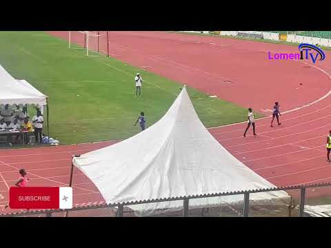 U15 girls 100m. Heat 10. GFH qualifier. Kumasi2024.