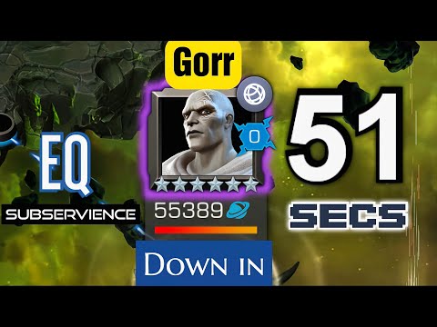 Gorr down in 51 Secs | Subservience EQ | Balance 3.2