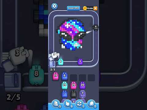 Pixel Flow Level 491 Walkthrough