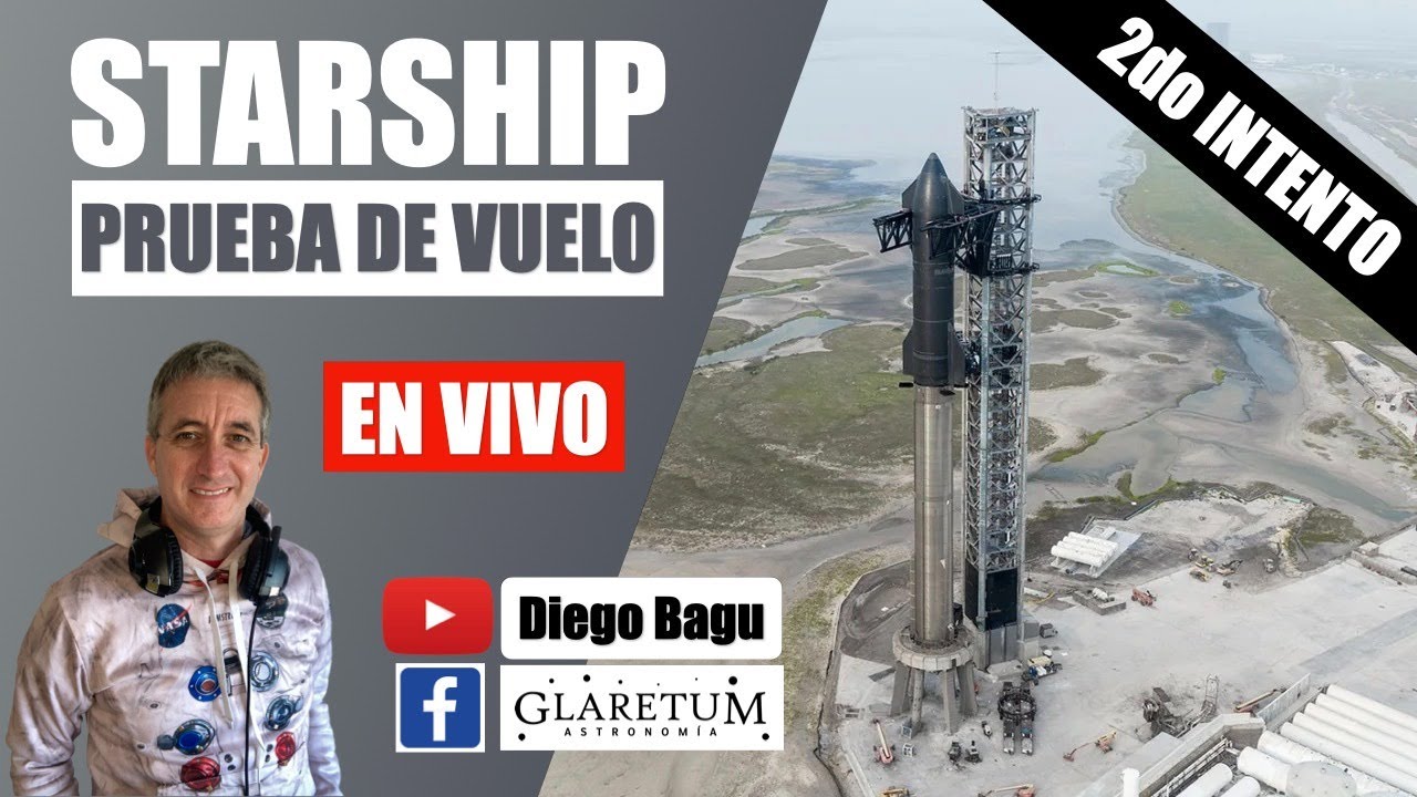 SUPER HEAVY/STARSHIP: Prueba de Vuelo | 2do. Intento - (2023 Abr 20)