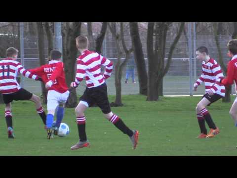 Sporting Krommenie D1 Hoofddorp D2 oefenwedstrijd